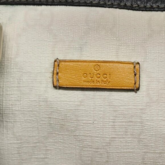 GUCCI GG Supreme Boston Bag PVC White Gold 193603 Auth 140312 - Picture 10 of 16